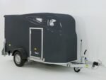 Debon Kofferanhänger Cargo 1300 Vollpoly 150x290cm H:160cm|Tür|grau-Neu – Image 7