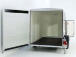 Debon Kofferanhänger Cargo 1300 Vollpoly 150x290cm H:160cm|Tür|schwarz-Neu – Image 3