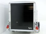 Debon Kofferanhänger Cargo 1300 Vollpoly 150x290cm H:160cm|Tür|schwarz-Neu – Image 5
