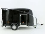 Debon Kofferanhänger Cargo 1300 Vollpoly 150x290cm H:160cm|Tür|schwarz-Neu – Image 7