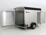 Debon Kofferanhänger C300 148x295cm H:190cm 1,3t|Alu|Polybug|Tür|schwarz-Neu – Image 6