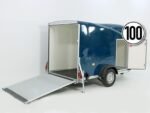 Debon Kofferanhänger Cargo 1300 Vollpoly 150x290cm H:160cm|Tür|blau – Image 2