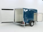 Debon Kofferanhänger Cargo 1300 Vollpoly 150x290cm H:160cm|Tür|blau-Neu – Image 2
