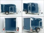 Debon Kofferanhänger Cargo 1300 Vollpoly 150x290cm H:160cm|Tür|blau – Image 13