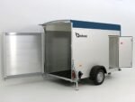 Debon Kofferanhänger C300 148x295cm H:190cm 1,3t|Alu, Polybug|Tür|blau-Neu – Image 5