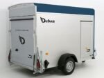 Debon Kofferanhänger C300 148x295cm H:190cm 1,3t|Alu, Polybug|Tür|blau-Neu – Image 9