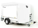 Debon Kofferanhänger C300 Sandwich 148x295cm H:190cm 1,3t|Alu|Polybug|Tür|Klappe|weiß-Neu – Image 3
