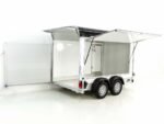 Debon Kofferanhänger C500 Sandwich 164x300cm H:200cm 2,0t|Alu|Polybug|Tür|schwarz-Neu – Image 2