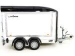 Debon Kofferanhänger C500 Sandwich 164x300cm H:200cm 2,0t|Alu|Polybug|Tür|schwarz-Neu – Image 8