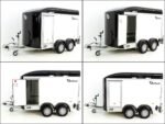 Debon Kofferanhänger C500 Sandwich 164x300cm H:200cm 2,0t|Alu|Polybug|Tür|schwarz-Neu – Image 10