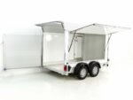 Debon Kofferanhänger C500 Sandwich 164x300cm H:200cm 2,0t|Alu|Polybug|Tür|weiß-Neu – Image 2
