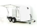 Debon Kofferanhänger C500 Sandwich 164x300cm H:200cm 2,0t|Alu|Polybug|Tür|weiß-Neu – Image 4