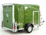 Debon Kofferanhänger Cargo 1300 Vollpoly 150x290cm H:160cm|Tür|olivgrün-Neu – Image 4