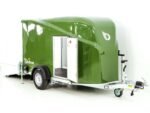 Debon Kofferanhänger Cargo 1300 Vollpoly 150x290cm H:160cm|Tür|olivgrün-Neu – Image 8