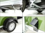 Debon Kofferanhänger Cargo 1300 Vollpoly 150x290cm H:160cm|Tür|olivgrün-Neu – Image 12