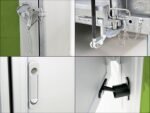 Debon Kofferanhänger C300 148x295cm H:190cm 1,3t Alu, Polybug|Tür|olivgrün-Neu – Image 11