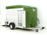 Debon Kofferanhänger C400 164x315cm H:200cm 1,3t|Alu, Polybug|Tür|olivgrün-Neu – Image 4