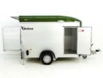 Debon Kofferanhänger C400 164x315cm H:200cm 1,3t|Alu, Polybug|Tür|olivgrün-Neu – Image 7