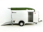 Debon Kofferanhänger C400 164x315cm H:200cm 1,3t|Alu, Polybug|Tür|olivgrün-Neu – Image 8