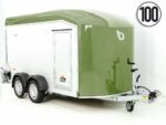 Debon Kofferanhänger Roadster C700 179×378 Höhe:201cm 2,6t|Alu|Polybug|Tür|olivgrün-Neu – Image 6
