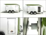 Debon Kofferanhänger Roadster C700 179×378 Höhe:201cm 2,6t|Alu|Polybug|Tür|olivgrün-Neu – Image 10