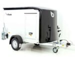 Debon Kofferanhänger Roadster Alu 255 125x255cm H:156cm|schwarz-Neu – Image 3