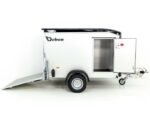 Debon Kofferanhänger Roadster Alu 255 125x255cm H:156cm|schwarz-Neu – Image 7
