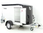 Debon Kofferanhänger Roadster Alu 255 125x255cm H:156cm|schwarz-Neu – Image 8