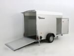 Debon Kofferanhänger C300 148x295cm H:190cm 1,3t|Alu, Polybug|Tür|weiß-Neu – Image 4