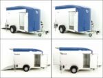 Debon Kofferanhänger C400 164x315cm H:200cm 1,3t|Alu, Polybug|Tür|blau-Neu – Image 6