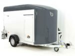 Debon Kofferanhänger C400 164x315cm H:200cm 1,3t|Alu, Polybug|Tür|grau-Neu – Image 3