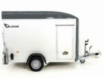 Debon Kofferanhänger C400 164x315cm H:200cm 1,3t|Alu, Polybug|Tür|grau-Neu – Image 4