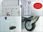 Debon Kofferanhänger Roadster Alu C700 179×378 H201 2,6t|Alu|Polybug|Tür|blau-Neu – Image 12