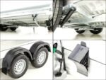 Debon Kofferanhänger C500 Sandwich 164x300cm H:200cm 2,0t | Alu | Polybug | Tür | Schwarz-Neu – Image 15
