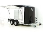 Debon Kofferanhänger C500 Sandwich 164x300cm H:200cm 2,0t | Alu | Polybug | Tür | Schwarz-Neu – Image 4