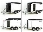 Debon Kofferanhänger C500 Sandwich 164x300cm H:200cm 2,0t | Alu | Polybug | Tür | Schwarz-Neu – Image 10