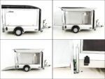 Debon Kofferanhänger C300 Sandwich 148x295cm H:190cm 1,3t | Alu | Polybug | Tür | Klappe | Schwarz-Neu – Image 9