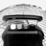 12" Ventilateur de sol chromé pour salle de sport – Image 5