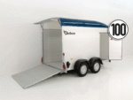 Debon Kofferanhänger Cargo  H:200cm 2,0t|Alu|Polybug|Tür|blau-Neu