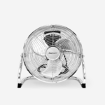 12" Ventilateur de sol chromé pour salle de sport