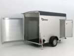 Debon Kofferanhänger C300 148x295cm H:190cm 1,3t Alu, Polybug|Tür|grau-Neu – Image 4