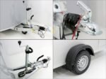 Debon Kofferanhänger Cargo  H:190cm 1,3t|Alu|Polybug|Tür|schwarz-Neu – Image 13