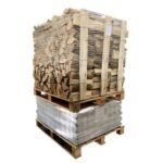 Palette de Mixte Bois compressé + Box Bois de chauffage 33cm