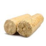 Nadelholzbriketts rund, ohne Loch 960kg Palette – Image 2