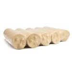 Nadelholzbriketts rund, ohne Loch 960kg Palette – Image 3