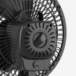 Rénové - 6" Mini ventilateur à pince - Ultra silencieux et haute puissance - Noir – Image 5