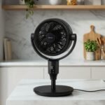 AirFlo Plus 44" Ventilateur sur pied hybride - Circulateur d'air ultra-silencieux - Blanc – Image 2