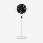 AirFlo Plus 44" Ventilateur sur pied hybride - Circulateur d'air ultra-silencieux - Blanc/Noir