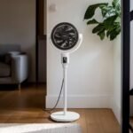 AirFlo Plus 44" Ventilateur sur pied hybride - Circulateur d'air ultra-silencieux - Blanc/Noir – Image 3