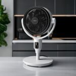 AirFlo Plus 44" Ventilateur sur pied hybride - Circulateur d'air ultra-silencieux - Blanc/Noir – Image 2